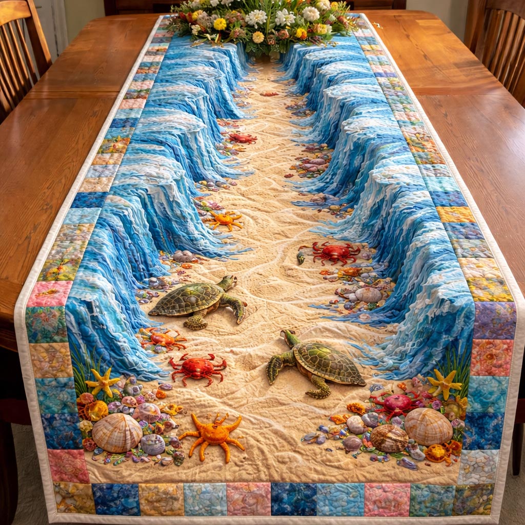 Beachside Quilted Table Runner GFTOMA10609