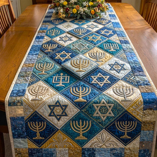 Faith Star Quilted Table Runner GFTOMA10672