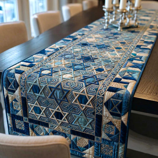 Sacred Patchwork Quilted Table Runner GFTOMA10675