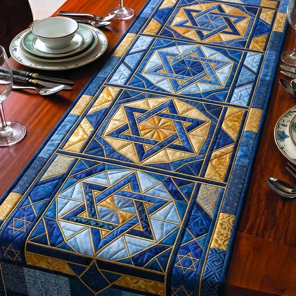Jewish Heritage Quilted Table Runner GFTOMA10700