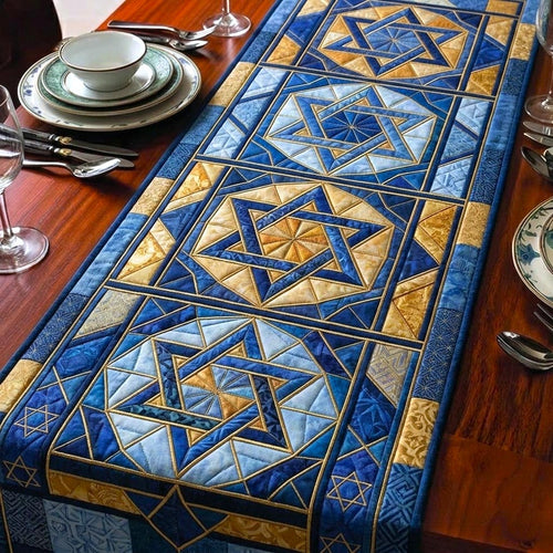 Jewish Heritage Quilted Table Runner GFTOMA10700