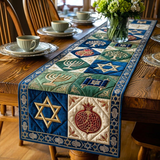 Jewish Heritage Quilted Table Runner GFTOMA10701