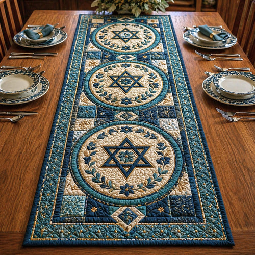 Jewish Heritage Quilted Table Runner GFTOMA10702