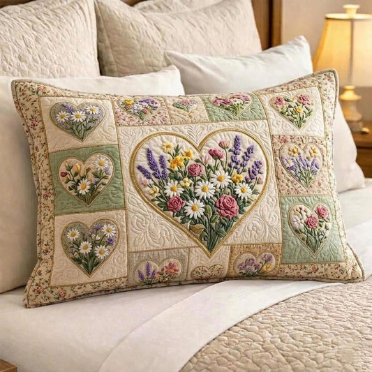 Floral Patchwork Bedding Pillow Case GFTOMA10749