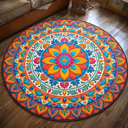 Cinco Fiesta Quilted Round Mat GFTOMA10898