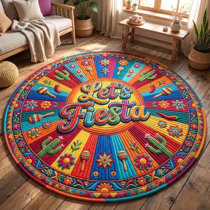 Fiesta Celebration Quilted Round Mat GFTOMA10899