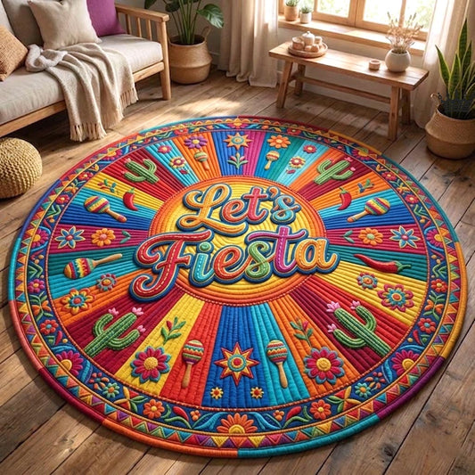 Fiesta Celebration Quilted Round Mat GFTOMA10899