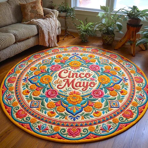 Viva Fiesta Quilted Round Mat GFTOMA10900