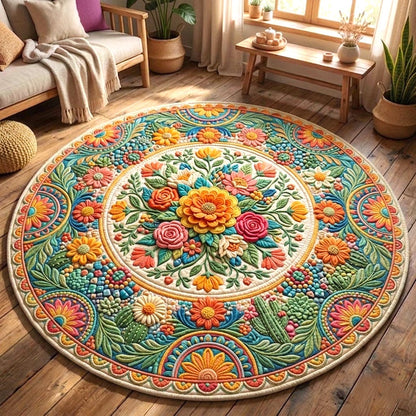 Fiesta Nights Quilted Round Mat GFTOMA10902