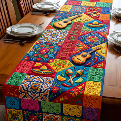 Cinco Party Quilted Table Runner GFTOMA10919