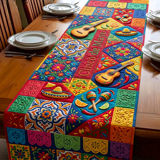 Cinco Party Quilted Table Runner GFTOMA10919