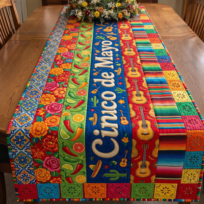 Colorful Fiesta Quilted Table Runner GFTOMA10922