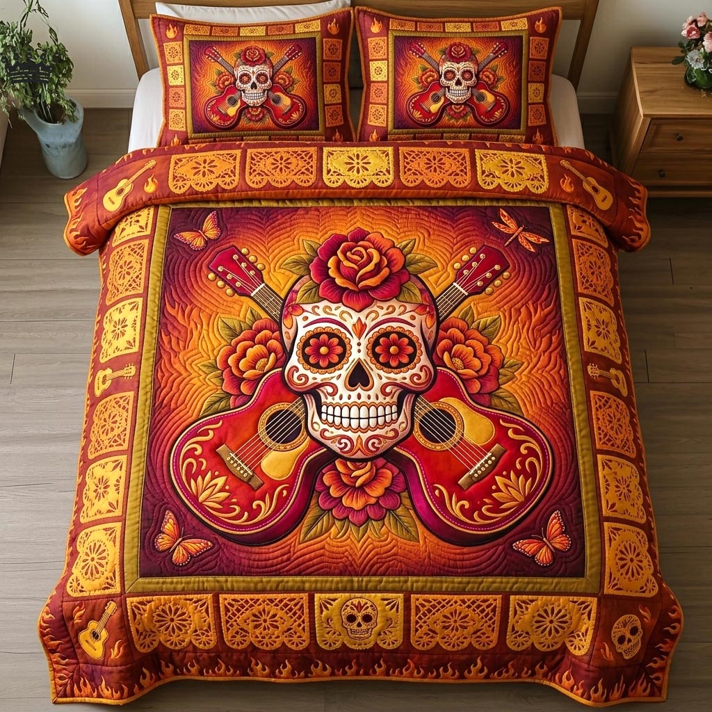 Fiesta Celebration 3-Piece Quilted Bedding Set GFTOMA10925