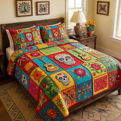 Fiesta Nights 3-Piece Quilted Bedding Set GFTOMA10927