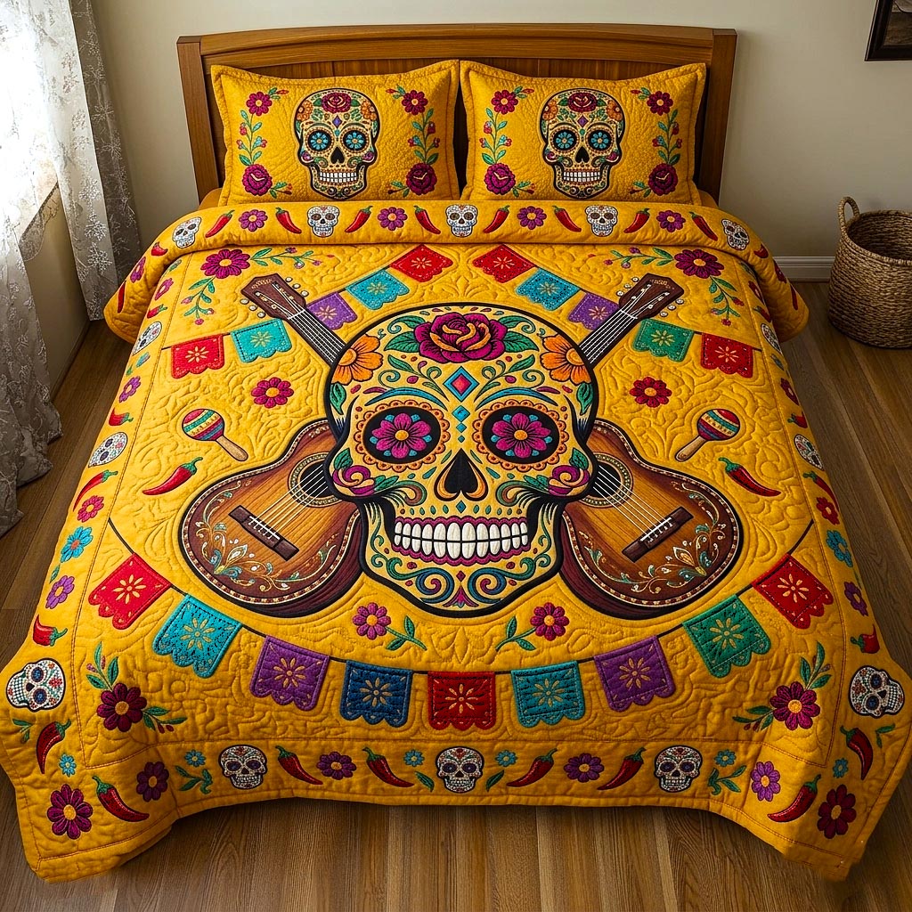 Viva Fiesta 3-Piece Quilted Bedding Set GFTOMA10930