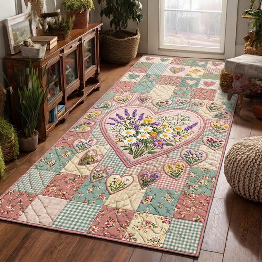 Garden Patchwork Runner Rug GFTOMA10946C1