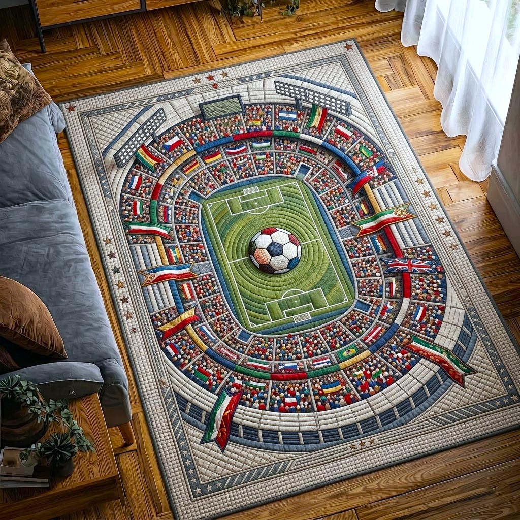 World Soccer Area Rug GFTOMA10967