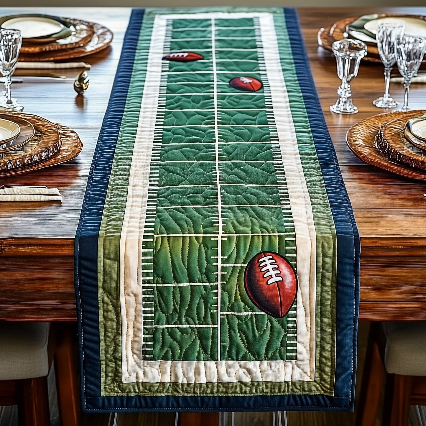 Touchdown Quilted Table Runner GFTOMA1099