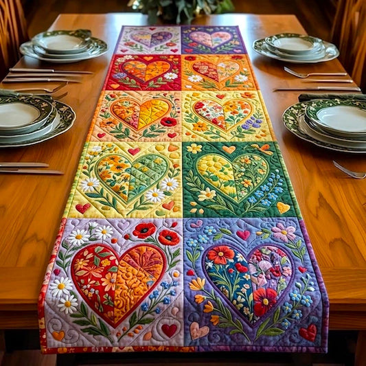 Pride Heart Quilted Table Runner GFTOMA11076