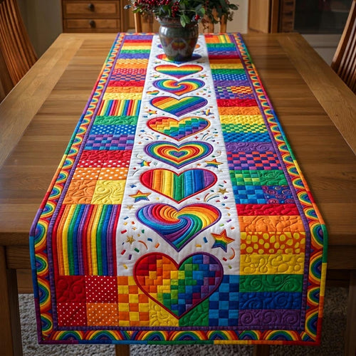 Heart of Pride Quilted Table Runner GFTOMA11079