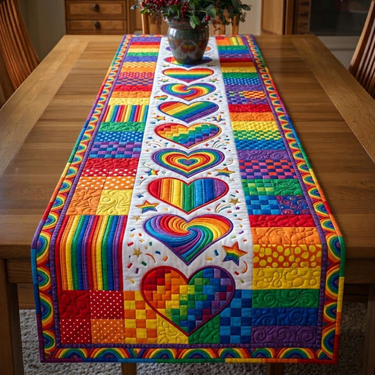 Heart of Pride Quilted Table Runner GFTOMA11079
