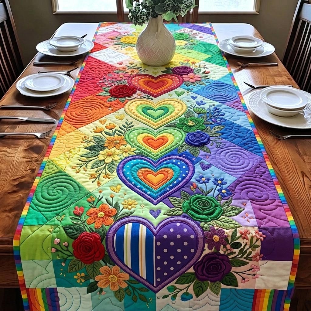 Love is Love Quilted Table Runner GFTOMA11082