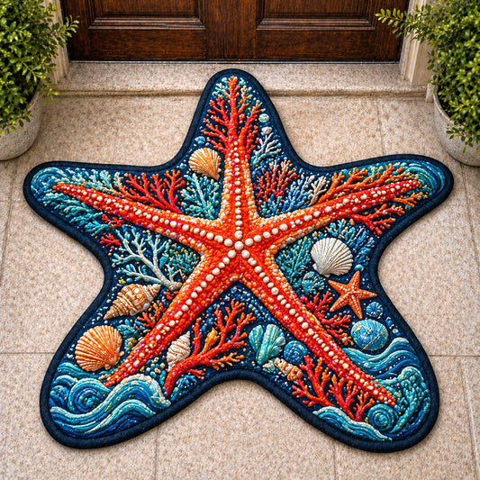 Ocean Treasure Custom Shape Doormat GFTOMA11165