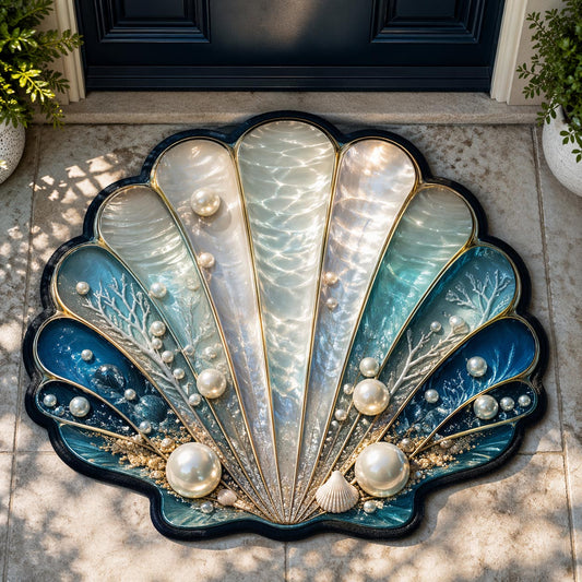 Ocean Treasure Custom Shape Doormat GFTOMA11166