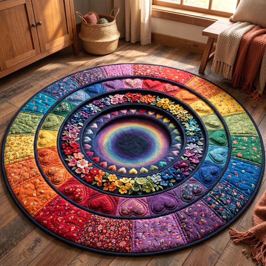 Heart of Pride Quilted Round Mat GFTOMA11177
