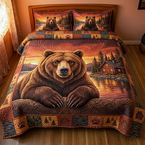 Rustic Guardian 3-Piece Quilted Bedding Set GFTOMA11188