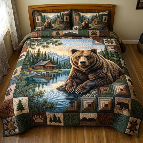 Rustic Guardian 3-Piece Quilted Bedding Set GFTOMA11194