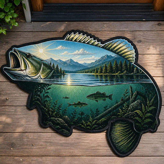 Lake Angler Custom Shape Doormat GFTOMA11195