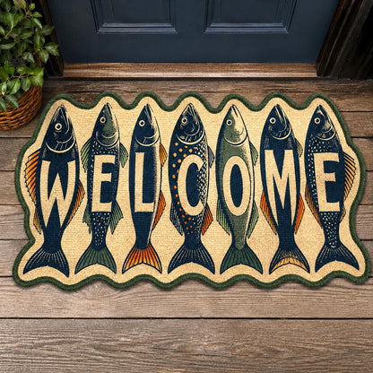 Lake Angler Custom Shape Doormat GFTOMA11196