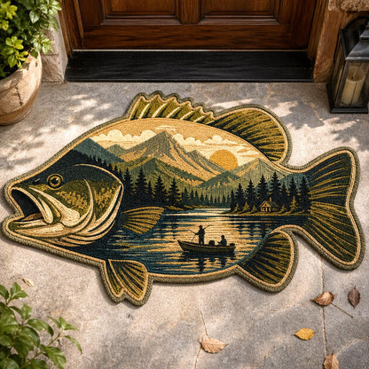 Lake Angler Custom Shape Doormat GFTOMA11199