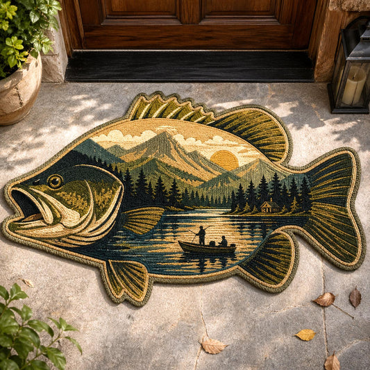 Lake Angler Custom Shape Doormat GFTOMA11199
