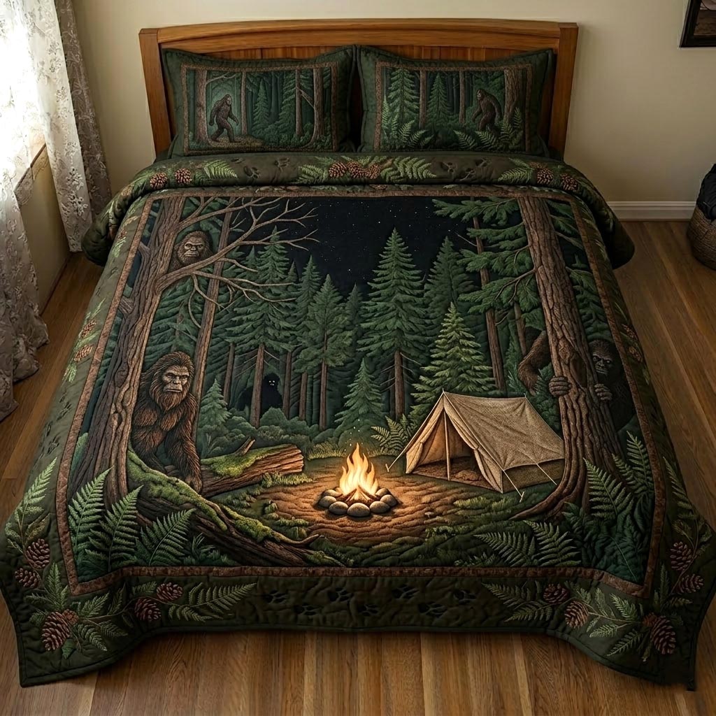 Bigfoot Trail 3-Piece Quilted Bedding Set GFTOMA11211