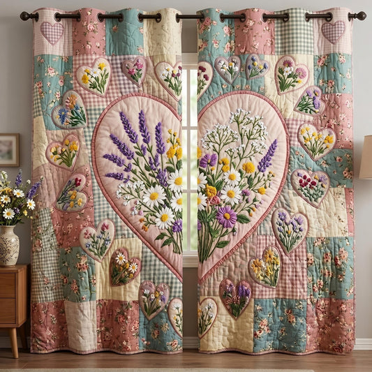 Garden Patchwork Quilted Curtains GFTOMA11244C5
