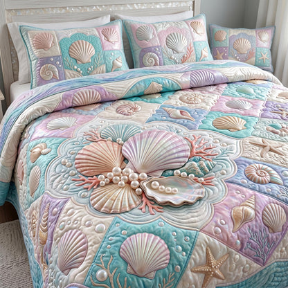 Coastal Whisper 3-Piece Quilted Bedding Set GFTOMA11315