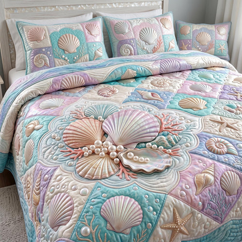 Coastal Whisper 3-Piece Quilted Bedding Set GFTOMA11315