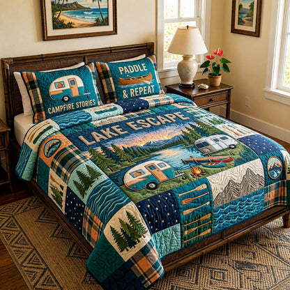 Mountain Camp 3-Piece Quilted Bedding Set GFTOMA11403