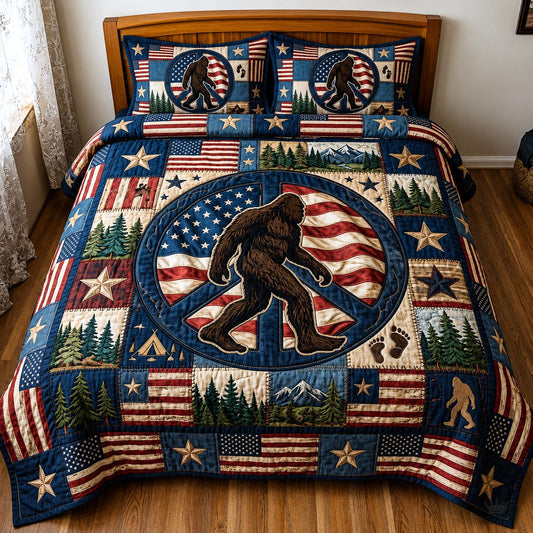 Wild Peace 3-Piece Quilted Bedding Set GFTOMA11447