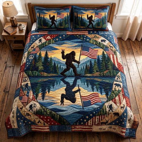 Peace Trails 3-Piece Quilted Bedding Set GFTOMA11449