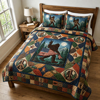 Peace Wander 3-Piece Quilted Bedding Set GFTOMA11451