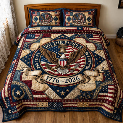 Liberty Patch 3-Piece Quilted Bedding Set GFTOMA11453