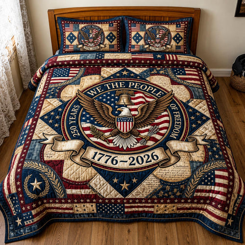 Liberty Patch 3-Piece Quilted Bedding Set GFTOMA11453
