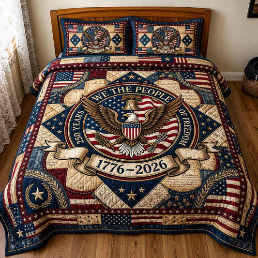 Liberty Patch 3-Piece Quilted Bedding Set GFTOMA11453