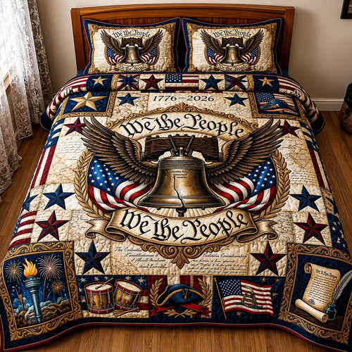 Liberty Threads 3-Piece Quilted Bedding Set GFTOMA11457