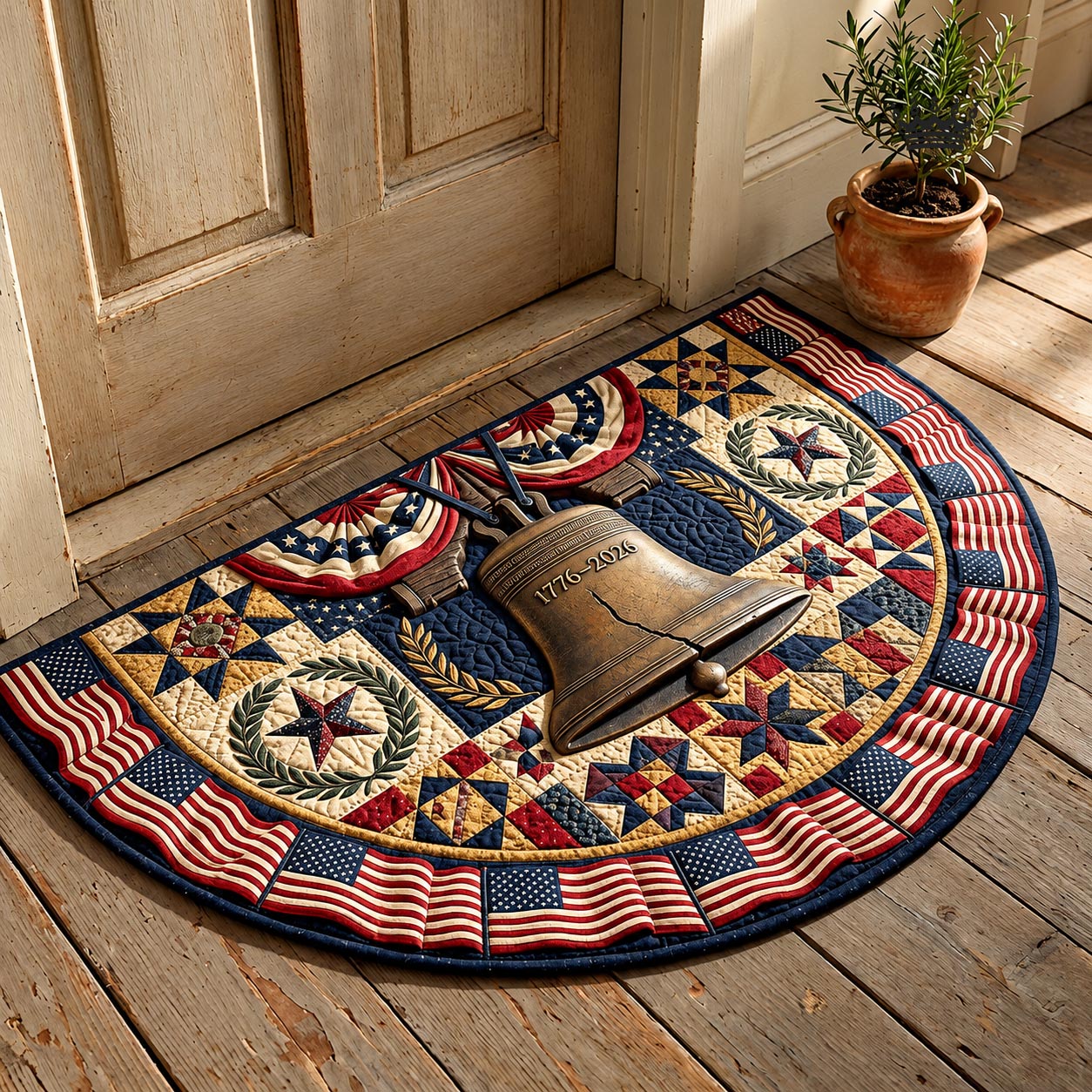 Heritage Patch Quilted Welcome Mat GFTOMA11502