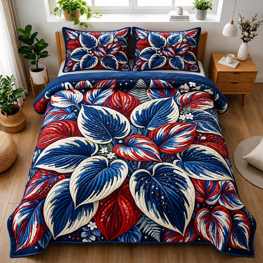 Botanical Haven 3-Piece Quilted Bedding Set GFTOMA11537