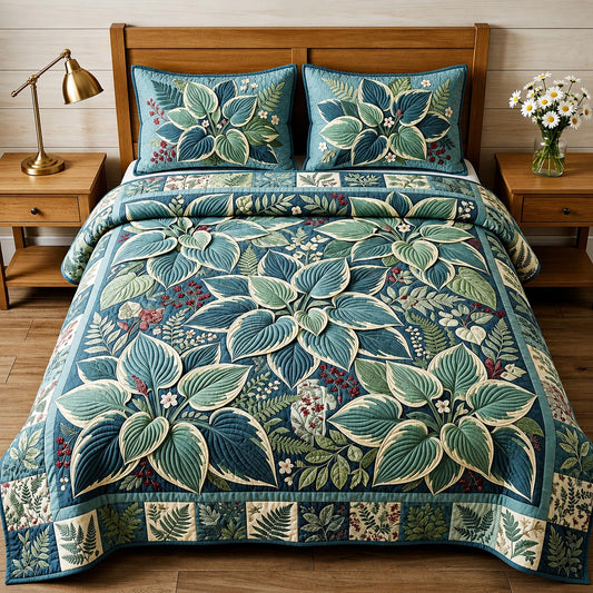 Garden Whisper 3-Piece Quilted Bedding Set GFTOMA11539